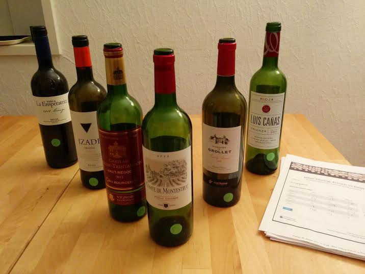 Les six vins en compétition