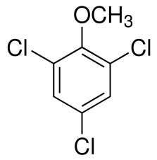 Molécule de TCA - trichloroanisole